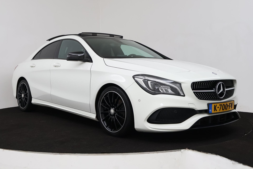 
Benz CLA-Klasse 180 AMG Night Edition Plus (PANORAMADAK, ACHTERUITRIJCAMERA, STOELVERWARMING, NAVI, GOED ONDERHOUDEN) vol									