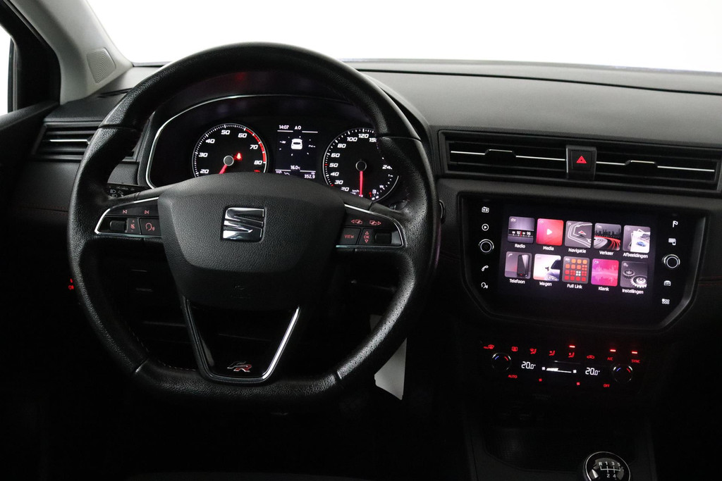 
SEAT Ibiza 1.0 TSI FR Business Intense Sport (CAMERA, NAVIGATIE, PARKEERSENSOREN, LED, CLIMATE, NL-AUTO, GOED ONDERHOUDEN) vol									