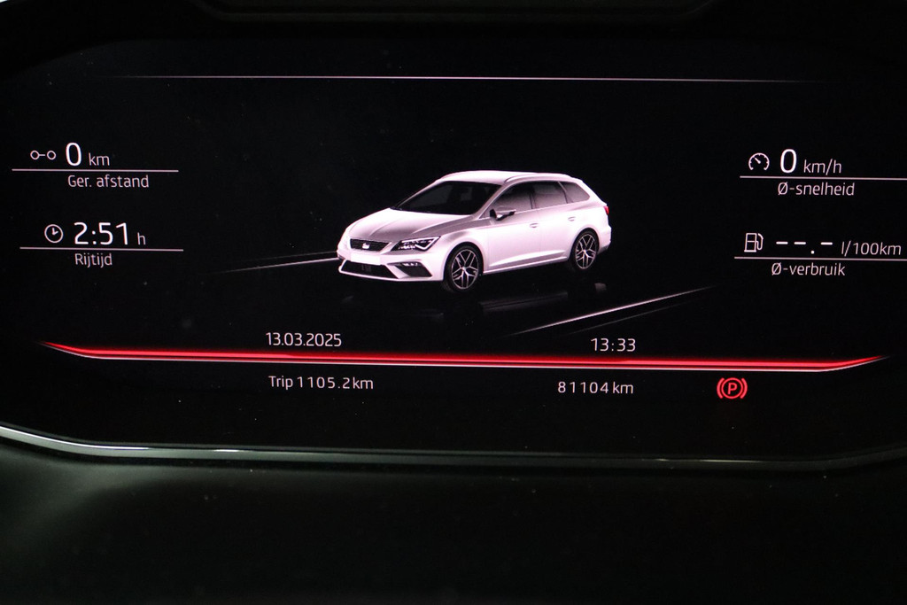 
SEAT León ST 1.5 TSI FR Ultimate Edition Black (PANORAMADAK, CAMERA, STOELVERWARMING, NAVIGATIE, PARKEERSENSOREN, NL-AUTO) vol									