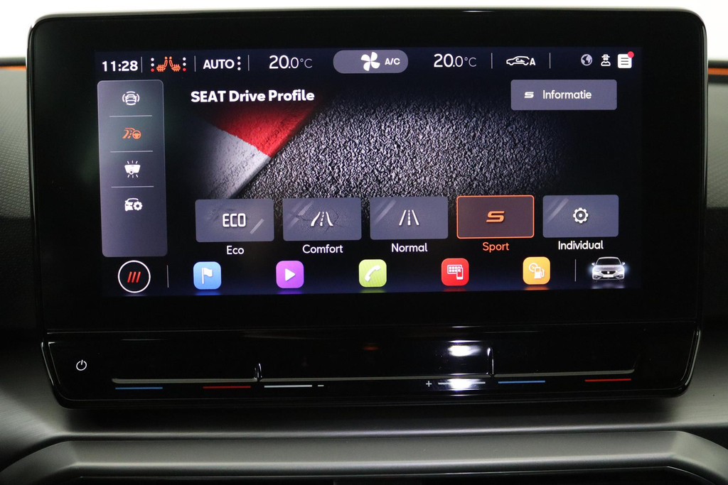 
SEAT Leon 1.5 eTSI FR Launch Edition (VIRTUAL, STUURVERWARMING, SFEERVERLICHTING, CAMERA, ADAPTIVE CRUISE, 1e EIGENAAR) vol									