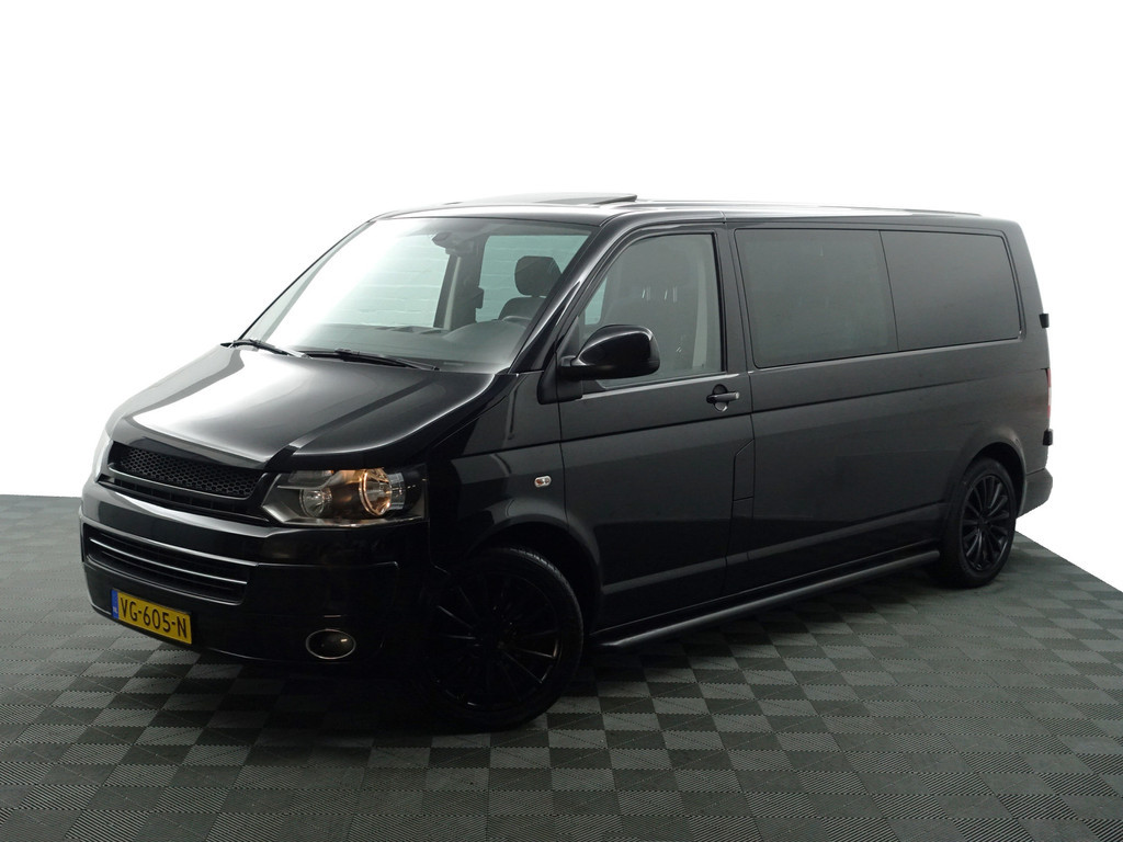 
Volkswagen Transporter 2.0 TDI L2 Highline Aut- Dubbele Cabine, 5 Pers, Schuifdak, Park Assist, Cruise, Navi, Sidebars vol									
