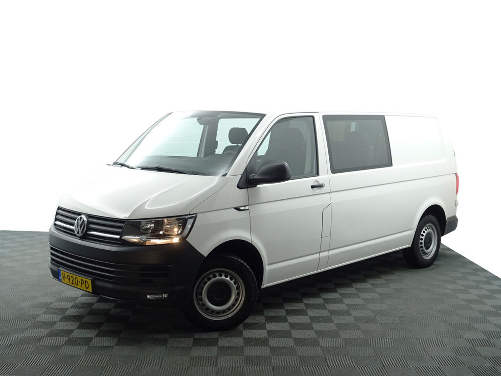 
Volkswagen Transporter 2.0 TDI Euro 6 L2 Highline- Dubbele Cabine, 4/5 Pers, Carplay, Park Assist, Navi, Cruise, Trekhaak vol									