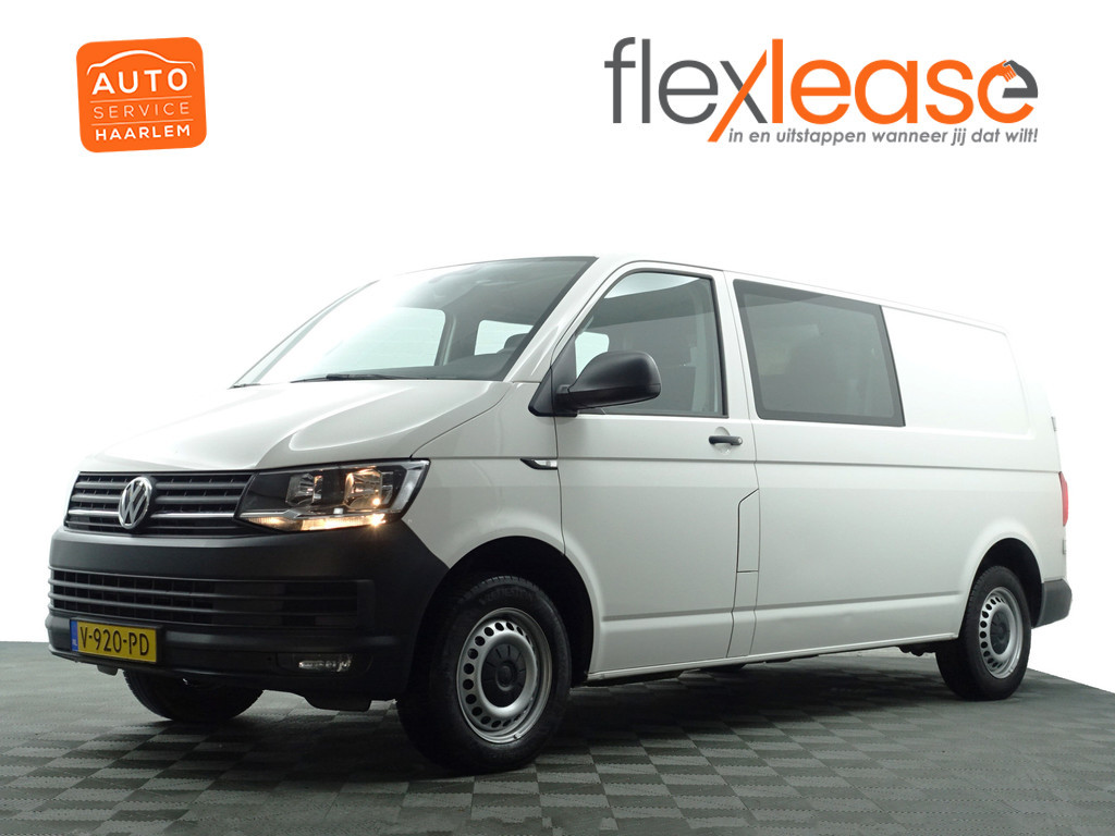 
Volkswagen Transporter 2.0 TDI Euro 6 L2 Highline- Dubbele Cabine, 4/5 Pers, Carplay, Park Assist, Navi, Cruise, Trekhaak vol									
