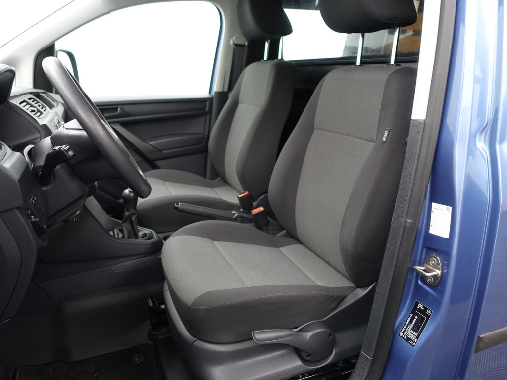 
Volkswagen Caddy 1.6 TDI L1 Highline- Bijtelling vrij, Airco, Cruise, Grijs Kenteken vol									