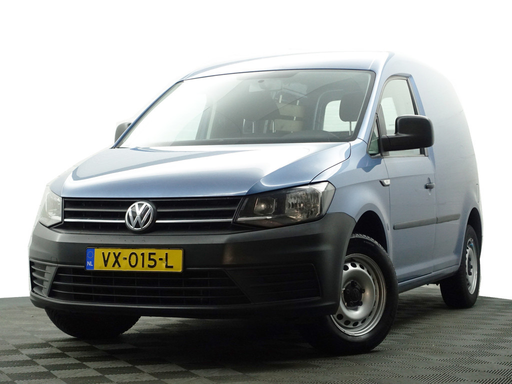 
Volkswagen Caddy 1.6 TDI L1 Highline- Bijtelling vrij, Airco, Cruise, Grijs Kenteken vol									