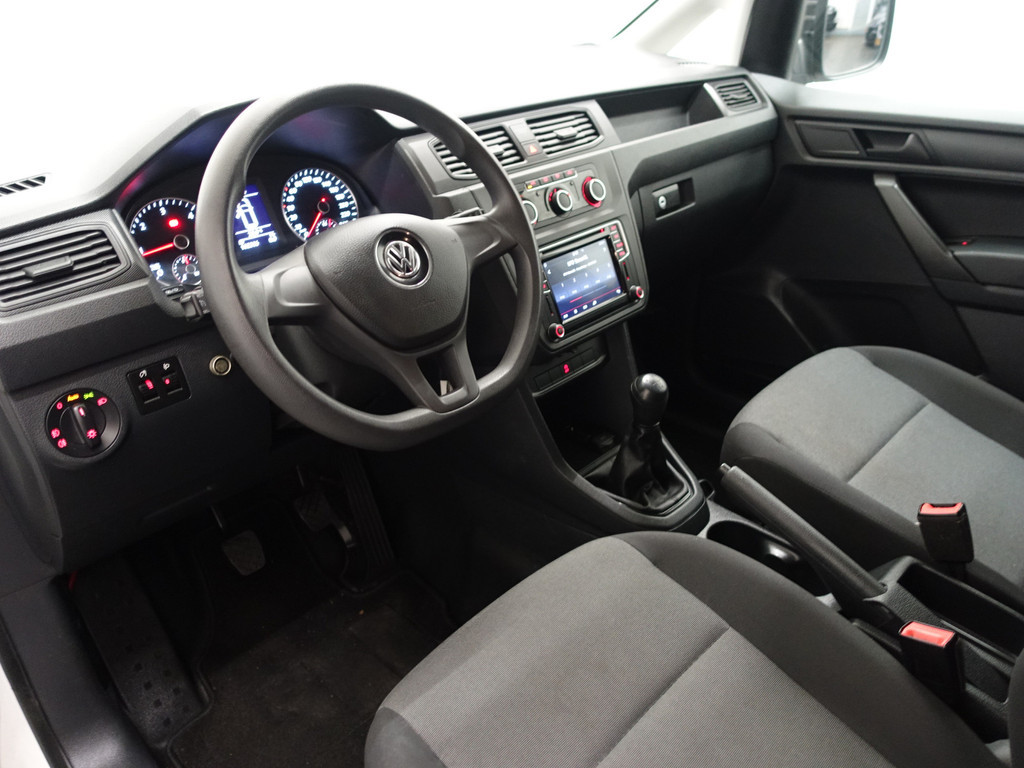 
								Volkswagen Caddy 2.0 TDI Euro 6 Comfortline- RVS Kastinrichting, Carplay, Navi, Clima, Cruise, Grijs kenteken vol									