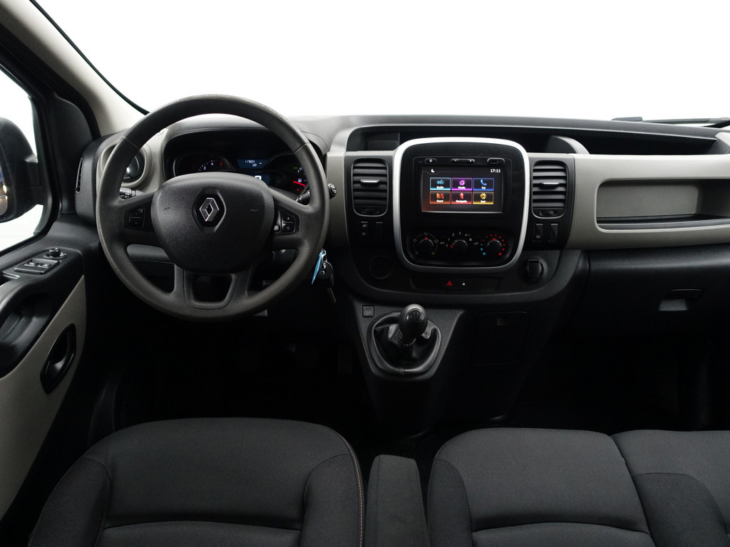 
Renault Trafic 1.6 dCi Euro 6 T29 L2 Comfort- Dubbele Cabine, 6 Pers, Imperiaal, Navi, Park Assist, Clima, Cruise vol									