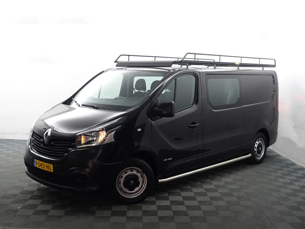 
Renault Trafic 1.6 dCi Euro 6 T29 L2 Comfort- Dubbele Cabine, 6 Pers, Imperiaal, Navi, Park Assist, Clima, Cruise vol									