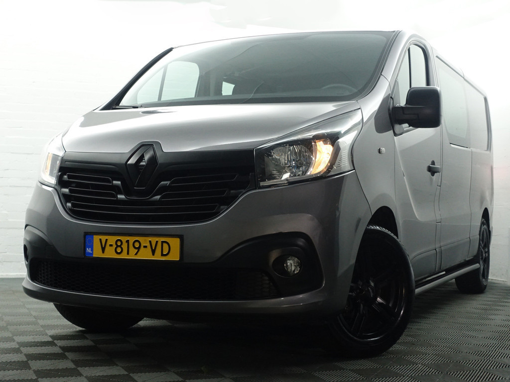 
Renault Trafic 1.6 dCi Euro 6 T29 L2 Sportline- Dubbele Cabine, 6 Pers, Park Assist, Navi, Clima, Cruise, SideBars vol									