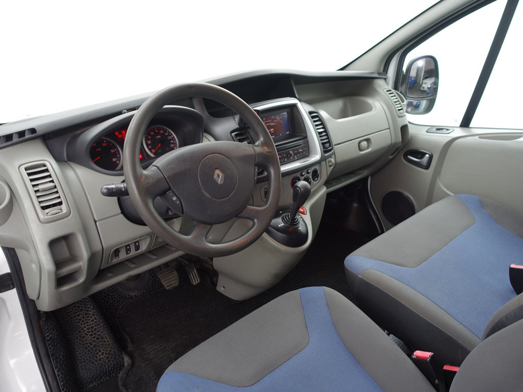 
Renault Trafic 2.0 dCi T29 L1 Aut- 3 Pers, Imperiaal, Navi, Park Assist, Cruise, Clima, Grijs Kenteken vol									