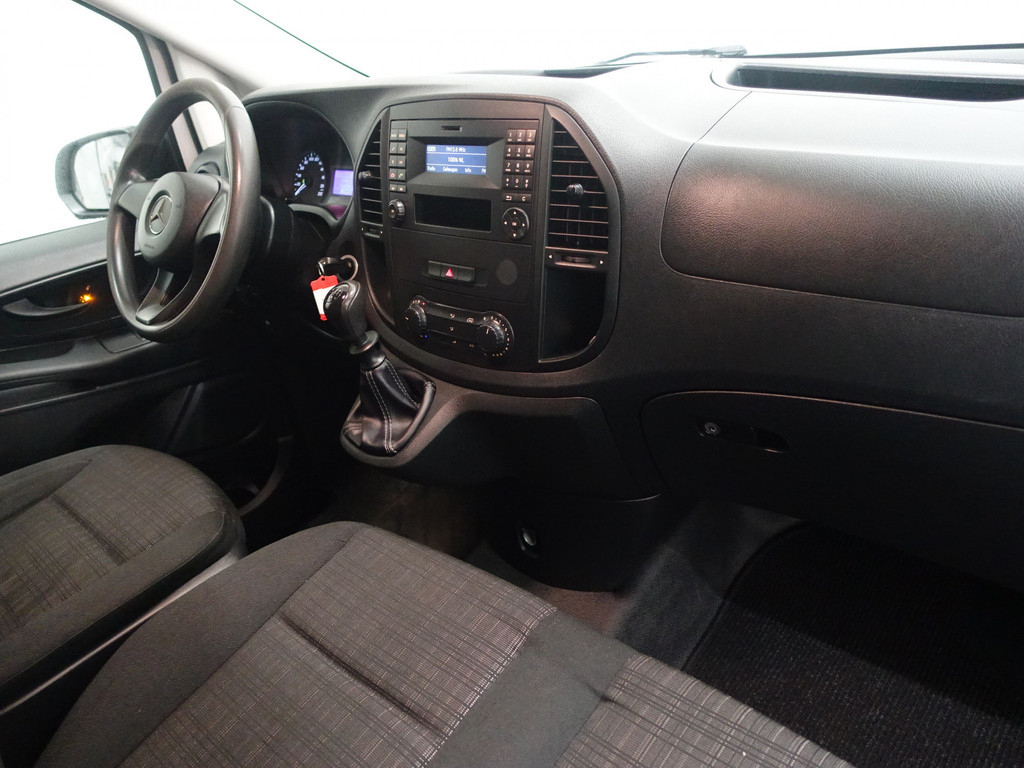 
Mercedes-Benz Vito 109 CDI Euro 6 Lang- Airco, Elek Pakket, 3 Pers, Achterklep, Grijs kenteken vol									