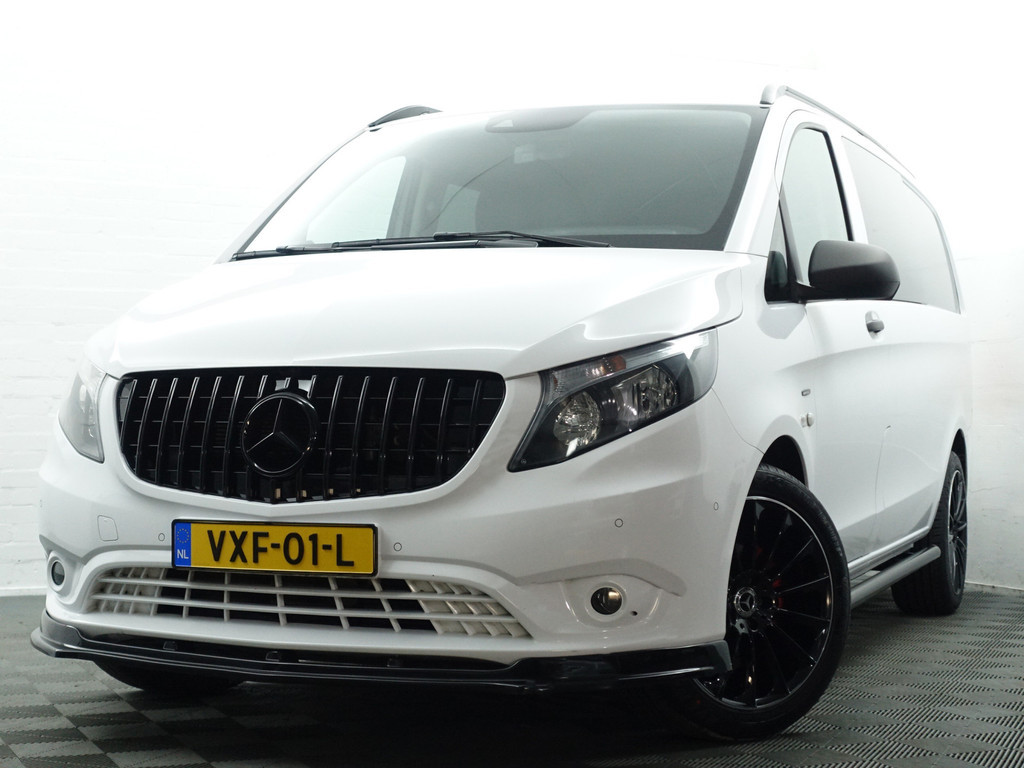 
Mercedes-Benz Vito 116 CDI Lang AMG Night Edition Aut- Dubbele Cabine, 5/6 Pers, Standkachel, Lane Assist, Park Assist, Camera, Navi vol									