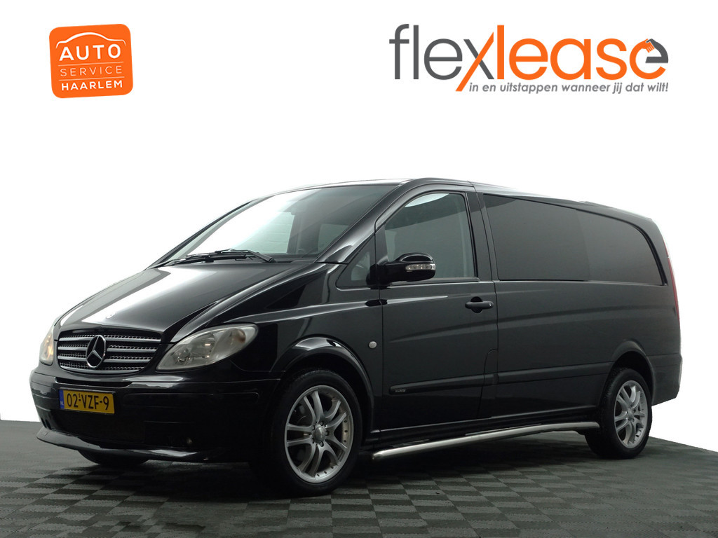 
Mercedes-Benz Vito 120 V6 CDI 320 Lang Orgineel Brabus Aut- Dubbele Cabine, 5/6 Pers, Leder, Cruise, Clima, Sidebars, Gestoffeerd vol									