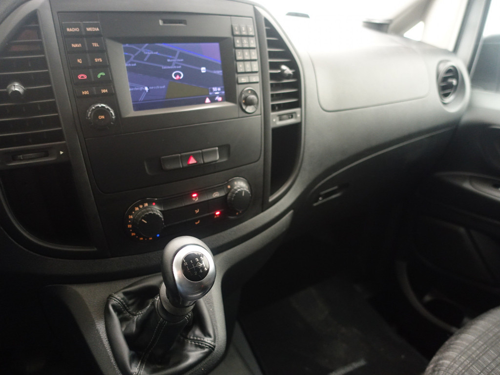 
Mercedes-Benz Vito 111 CDI Lang L2- Park Assist, Trekhaak, Navi, Clima, Cruise, Grijs Kenteken vol									