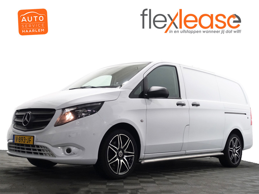 
Mercedes-Benz Vito 116 CDI Lang Avantgarde Aut- 2x Schuifdeur, Navi, Lane Assist, Sidebars, Trekhaak, Grijs kenteken vol									