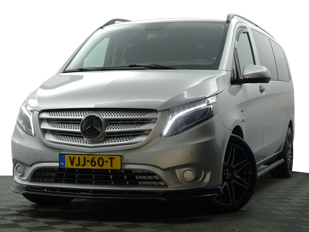 
Mercedes-Benz Vito 116 CDI Extra Lang AMG Night Edition Aut- Dubbele Cabine, 6 Pers, Xenon Led Matrix, Dynamic Select, Cruise, Trekhaak vol									