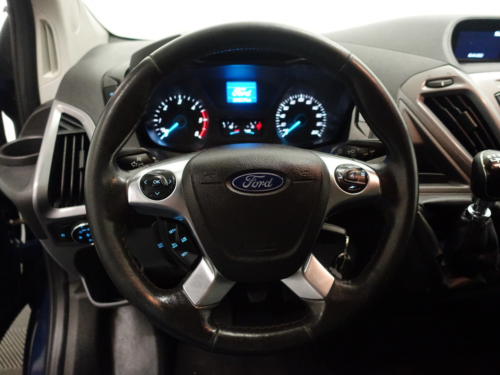 
Ford Transit Custom 2.0 TDCI Euro 6 Limited- 3 Pers, Clima, Cruise, Park Assist, Grijs Kenteken vol									