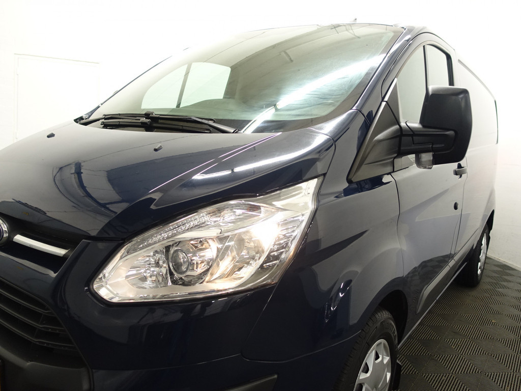 
Ford Transit Custom 2.0 TDCI Euro 6 Limited- 3 Pers, Clima, Cruise, Park Assist, Grijs Kenteken vol									