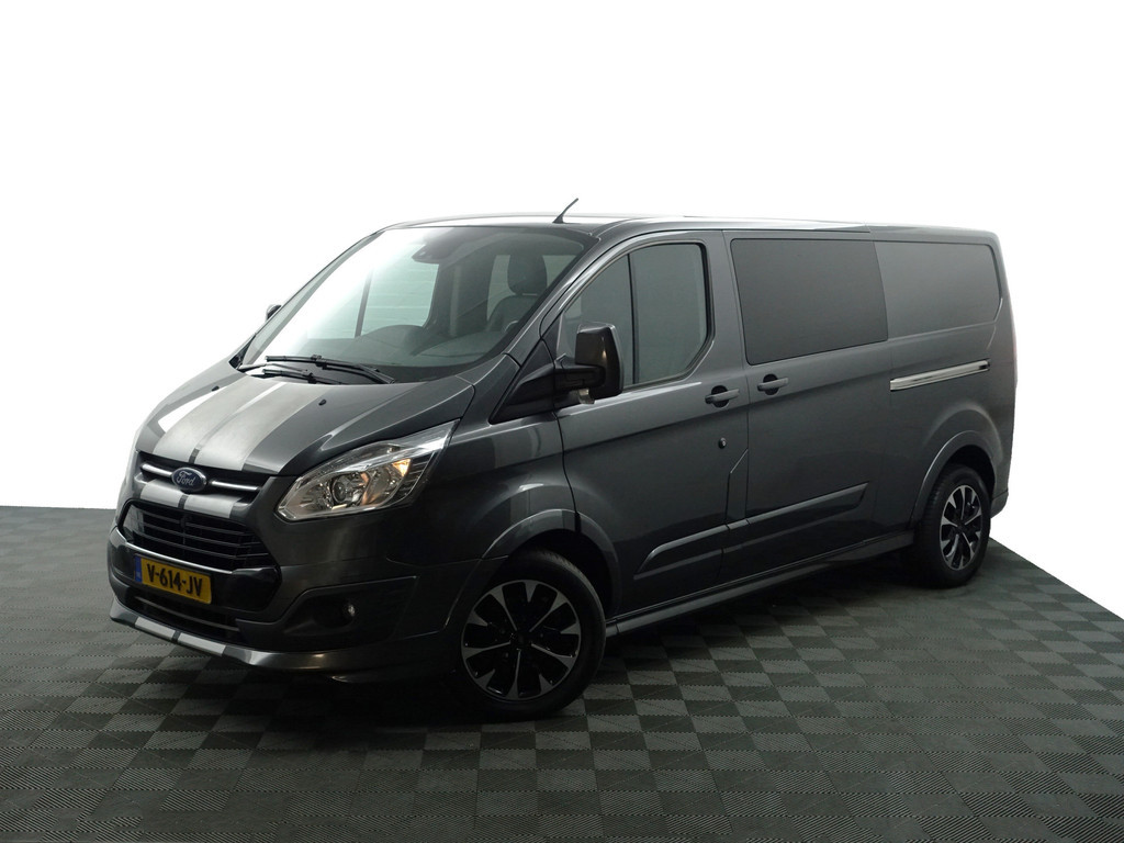
Ford Transit Custom 290 2.0 TDCI Euro 6 L2 Sport- Dubbele Cabine, 2x Schuifdeur, 5/6 Pers, Camera, Elek Interieur, Park Assist, Stoelverwarming vol									