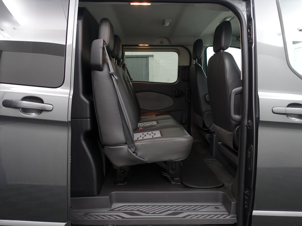 
Ford Transit Custom 290 2.0 TDCI Euro 6 L2 Sport- Dubbele Cabine, 2x Schuifdeur, 5/6 Pers, Camera, Elek Interieur, Park Assist, Stoelverwarming vol									