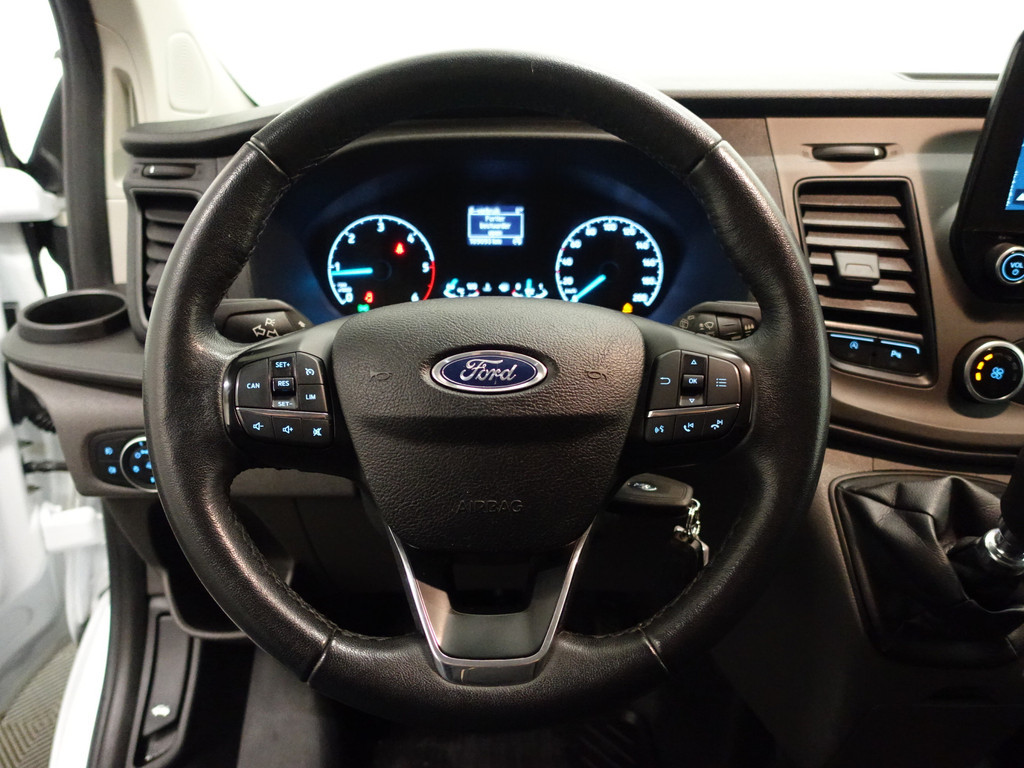 
Ford Transit Custom 320 2.0 TDCI Euro 6 Sportline- 3 Pers, Carplay, Navi, Park Assist, Cruise, Clima, Grijs Kenteken vol									