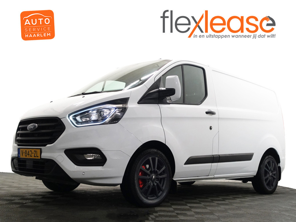 
Ford Transit Custom 320 2.0 TDCI Euro 6 Sportline- 3 Pers, Carplay, Navi, Park Assist, Cruise, Clima, Grijs Kenteken vol									
