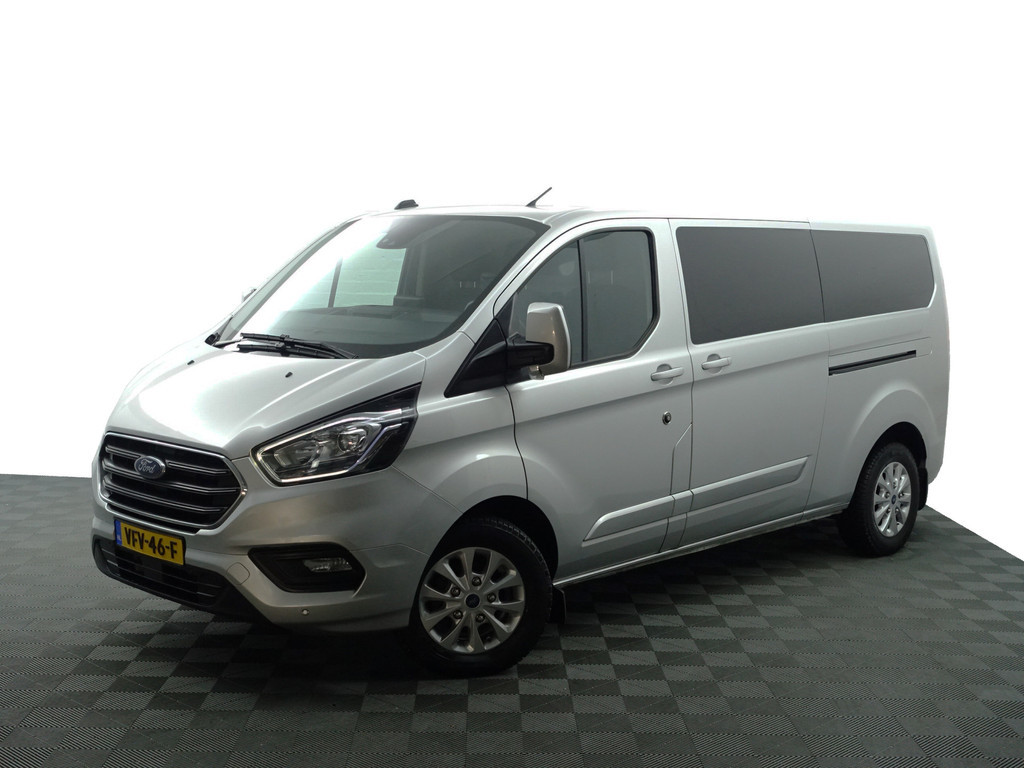 
Ford Transit Custom 300 2.0 TDCI Euro 6 L2 Sport Aut- 3 Pers, 2x Schuifdeur, Ada Cruise, Xenon Led, Stoelverwarming, Carplay, Camera vol									