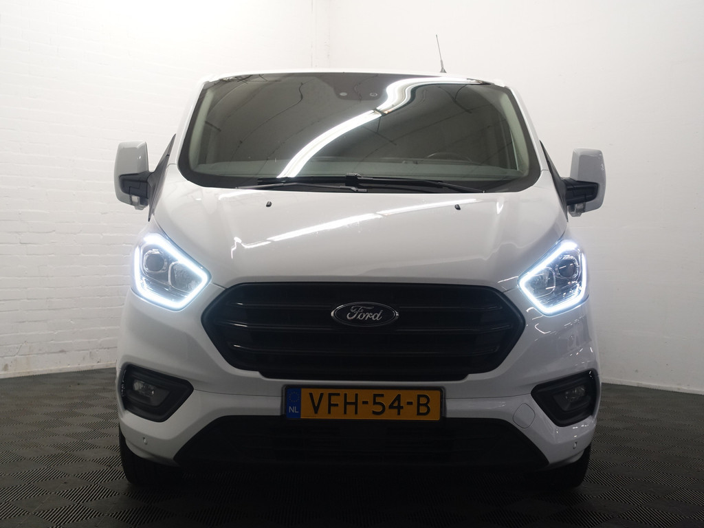 
Ford Transit Custom 280 2.0 TDCI Euro 6 Sportline- 3 Pers, Clima, Led, Cruise, Bluetooth, Drive select, Grijs kenteken vol									