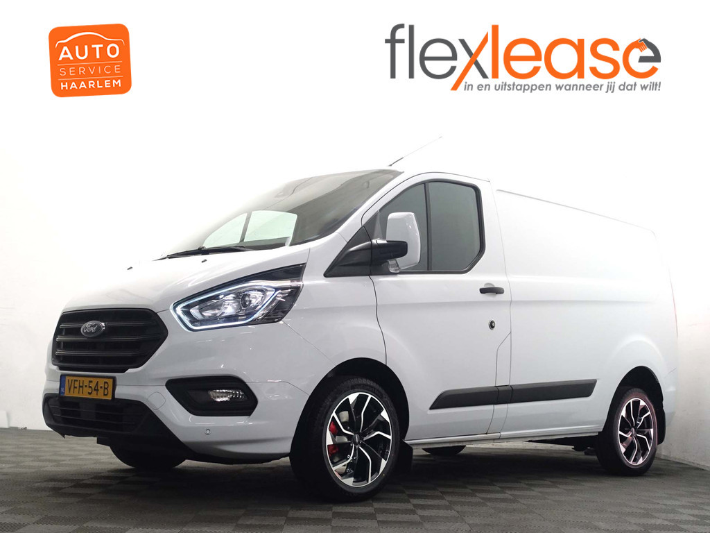 
Ford Transit Custom 280 2.0 TDCI Euro 6 Sportline- 3 Pers, Clima, Led, Cruise, Bluetooth, Drive select, Grijs kenteken vol									