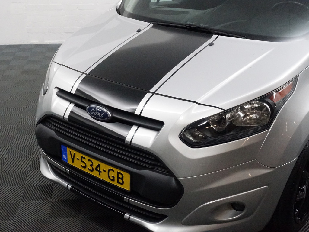 
Ford Transit Connect 1.5 TDCI Euro 6 L2 Sportline- 3 Pers, Camera, Navi, Clima, Cruise, Grijs Kenteken vol									