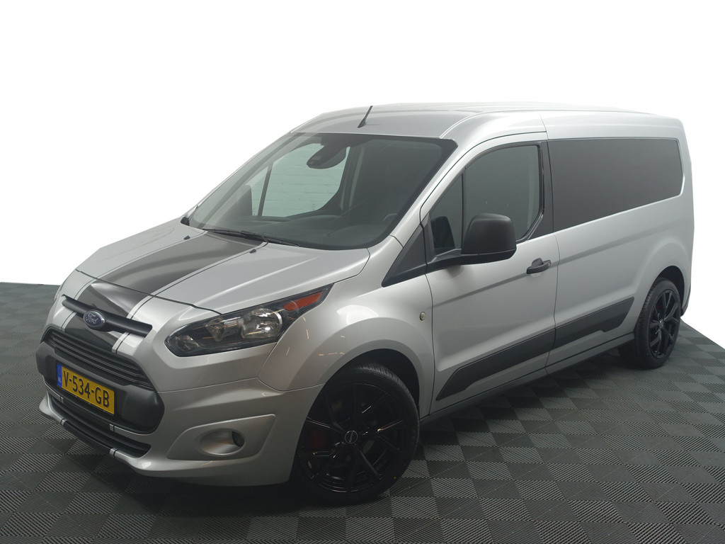 
Ford Transit Connect 1.5 TDCI Euro 6 L2 Sportline- 3 Pers, Camera, Navi, Clima, Cruise, Grijs Kenteken vol									