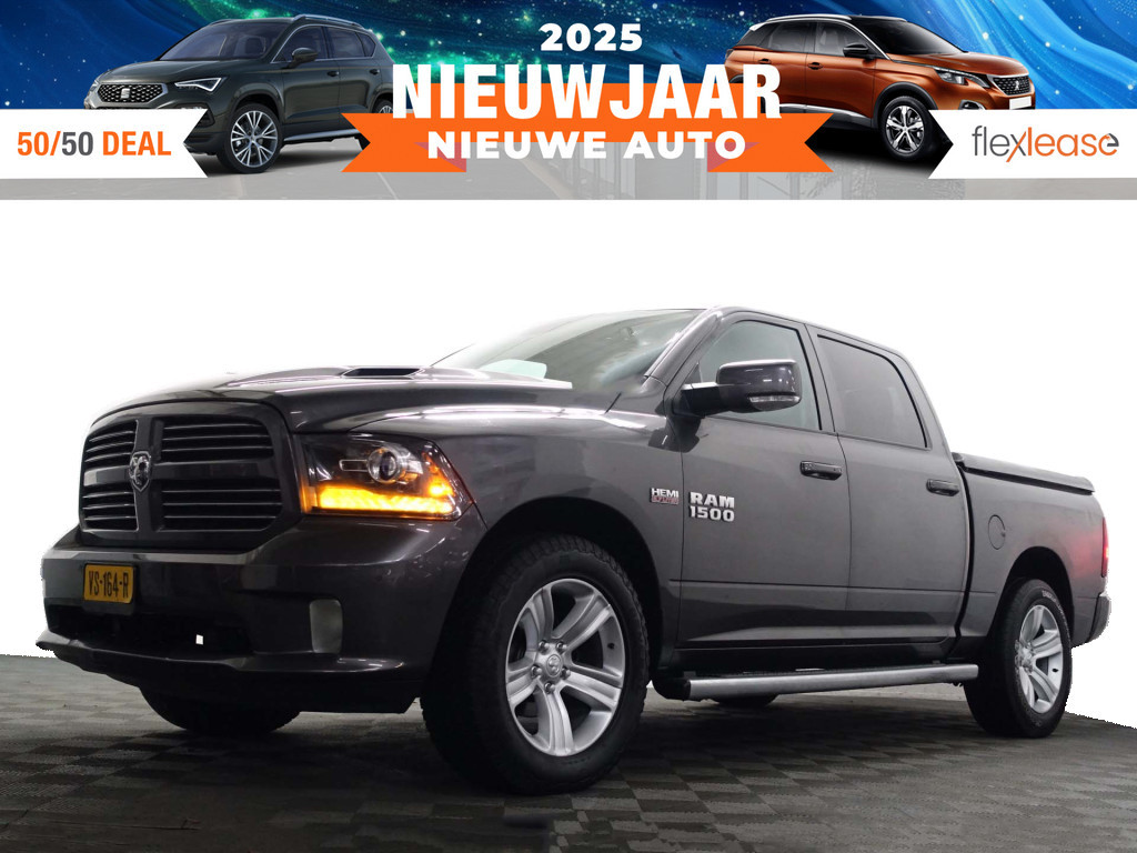 
Dodge Ram 1500 5.7 V8 4×4 Quad Cab 6’4 Laramie Aut- LPG G3, Schuifdak, Elek Verwarmd/Geventileerd Interieur, Alpine Audio, Camera vol									