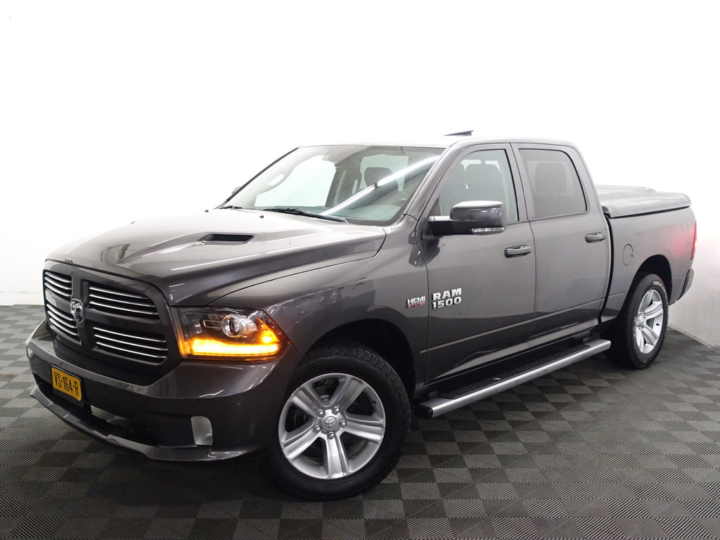 
Dodge Ram 1500 5.7 V8 4×4 Quad Cab 6’4 Laramie Aut- LPG G3, Schuifdak, Elek Verwarmd/Geventileerd Interieur, Alpine Audio, Camera vol									