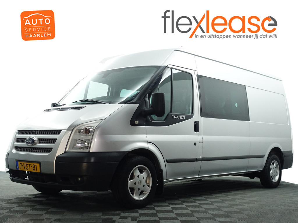 
Ford Transit 300L 2.2 TDCI- Dubbele Cabine, 5 Pers, Bluetooth Audio, Mf Stuur, Cruise, Clima vol									