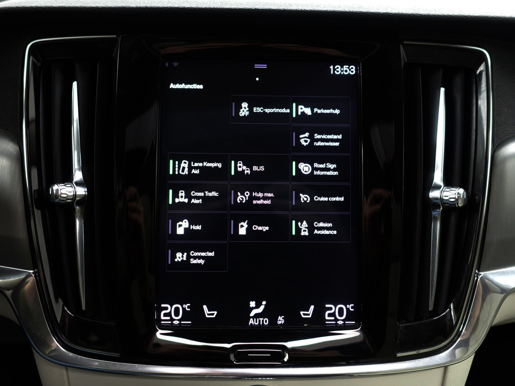 
Volvo V90 2.0 T8 AWD Inscription Aut- Panodak, Xenon led, Stuur/Stoelverwarming, Elek Trekhaak, Lane Assist, Blis, Dynamic Select vol									