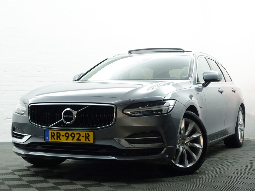 
Volvo V90 2.0 T8 AWD Inscription Aut- Panodak, Xenon led, Stuur/Stoelverwarming, Elek Trekhaak, Lane Assist, Blis, Dynamic Select vol									