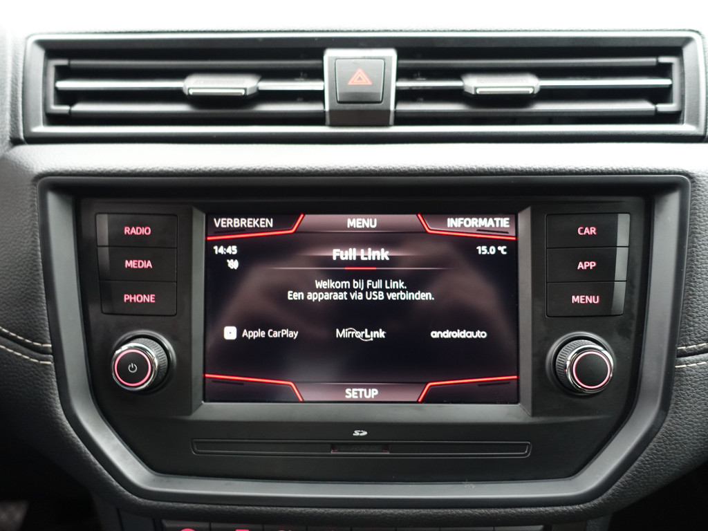 
Seat Ibiza 1.0 TSI Excellence Alcantara Interieur, CarPlay, Sfeerverlichting, Front Assist, Keyless, Stoelverwarming vol									