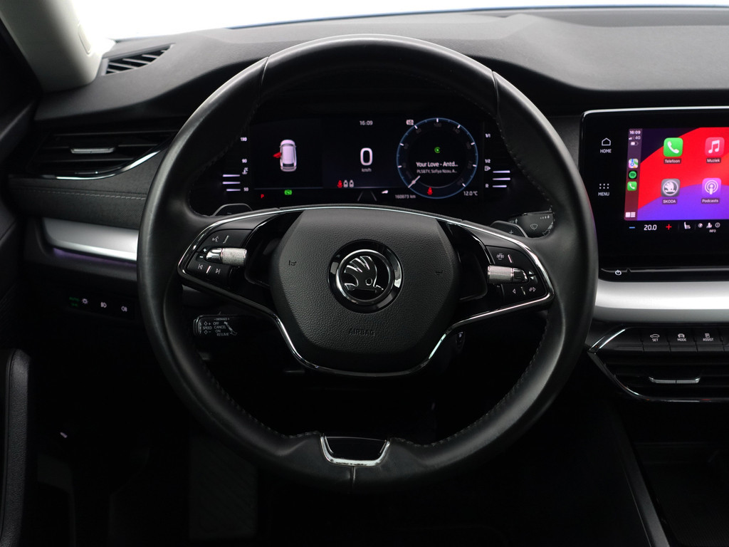 
								Škoda Octavia Combi 1.0 e-TSI Business Edition Plus Aut- Carplay, Sfeerverlichting, Virtual Cockpit, Ada Cruise, Dynamic Select, Sport Interieur vol									