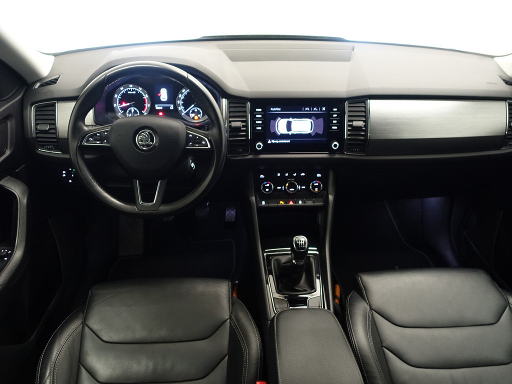 
Škoda Kodiaq 1.4 TSI Sportline- 7 Pers, Sport Leder, Navi, Xenon Led, Carplay, Keyless, Park Assist vol									