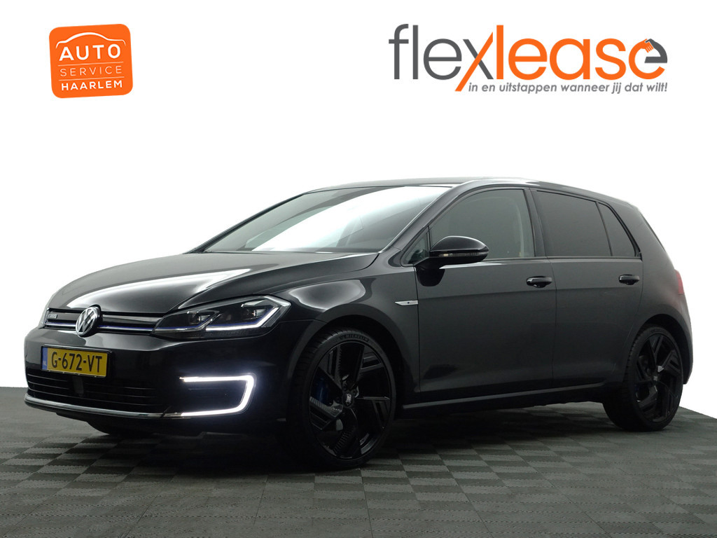 
Volkswagen e-Golf Highline Aut- CarPlay, Dynamic Select, Park Assist, Led, Stoelverwarming, Ada Cruise, Clima vol									