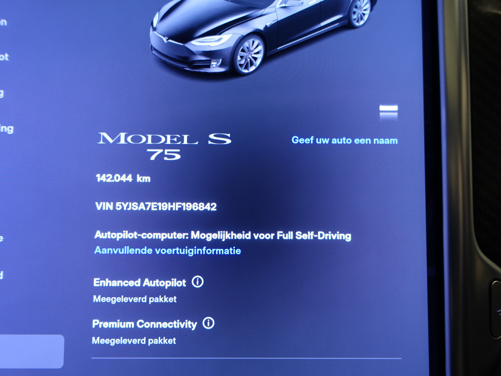 
Tesla Model S 75 Performance S Edition Aut- Panodak, Sport Leder, Enhanched Autopilot, Premium Connectivity, Carbon Inleg vol									