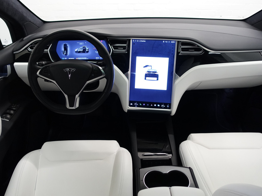 
Tesla Model X 100D Performance 6 Pers Aut- Autopilot 2.5, Luchtvering, Stuurverwarming, Premium connectivity, Alcantara Pakket vol									