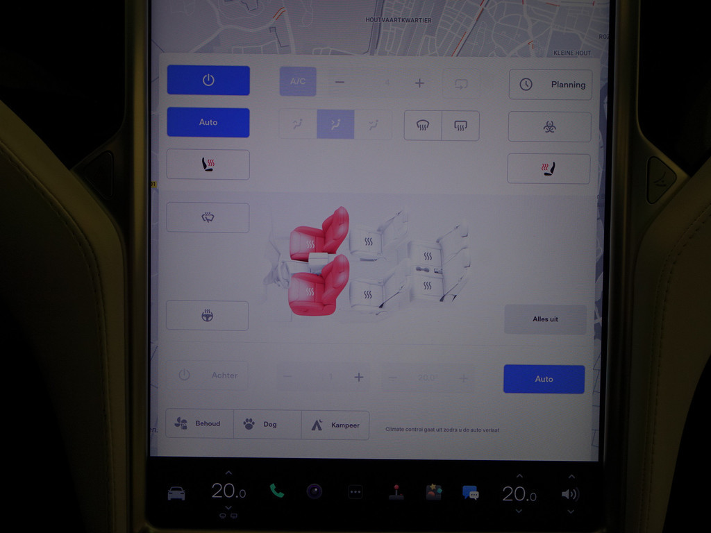 
Tesla Model X 100D Performance 6 Pers Aut- Autopilot 2.5, Luchtvering, Stuurverwarming, Premium connectivity, Alcantara Pakket vol									