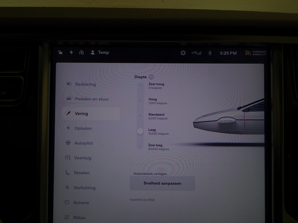 
Tesla Model X 100D Performance 6 Pers Aut- Autopilot 2.5, Luchtvering, Stuurverwarming, Premium connectivity, Alcantara Pakket vol									