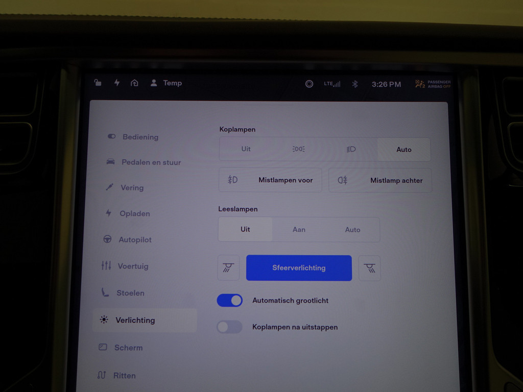 
Tesla Model X 100D Performance 6 Pers Aut- Autopilot 2.5, Luchtvering, Stuurverwarming, Premium connectivity, Alcantara Pakket vol									