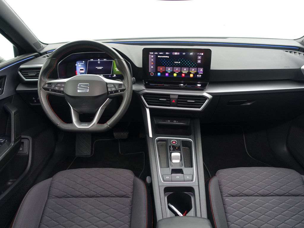 
Seat Leon Sportstourer 1.5 eTSI FR Launch Edition Aut- Panodak, Beats Audio, Stuur/Stoelverwarming, Sfeerverlichting, Ada Cruise, Carplay vol									