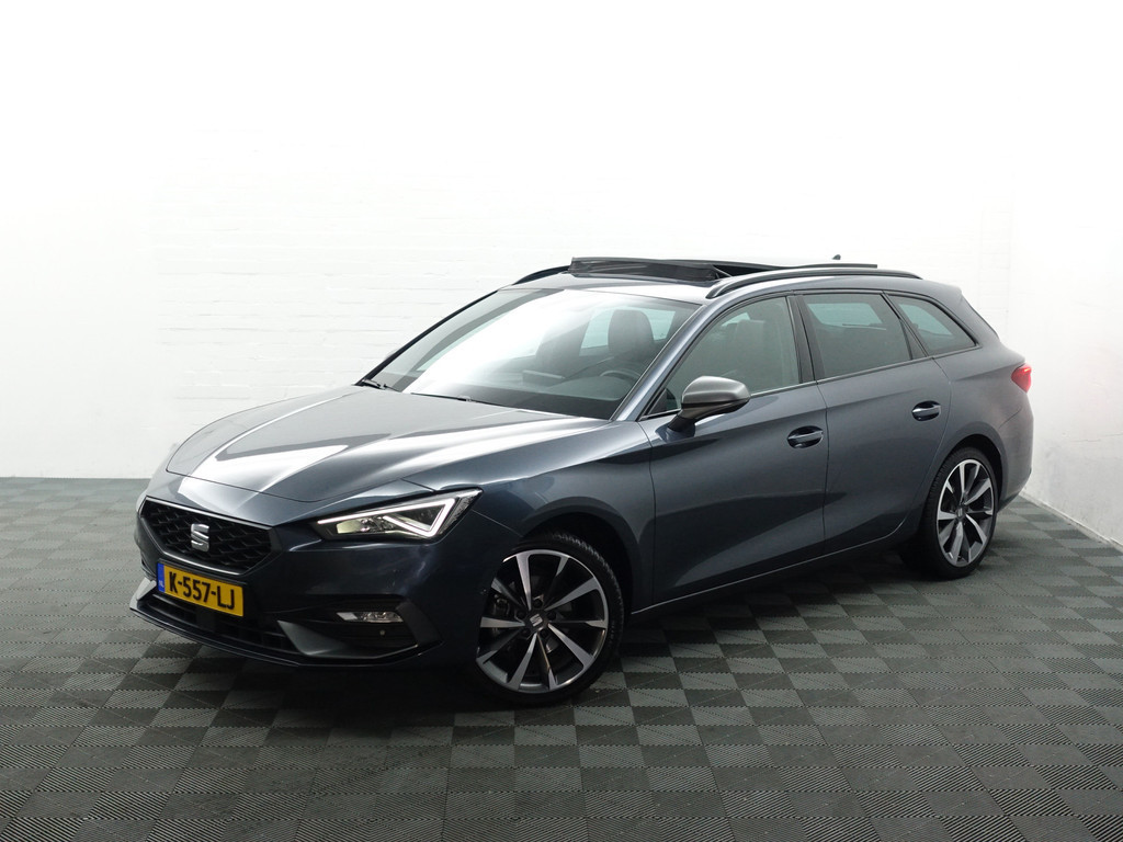 
Seat Leon Sportstourer 1.5 eTSI FR Launch Edition Aut- Panodak, Beats Audio, Stuur/Stoelverwarming, Sfeerverlichting, Ada Cruise, Carplay vol									