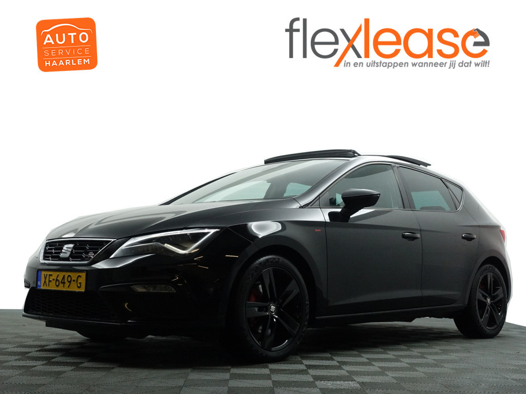 
Seat Leon 1.5 TSI 150Pk FR Blackline- Panodak, Sfeerverlichting, Carplay, Keyless, Dynamic Select, Sport Interieur vol									