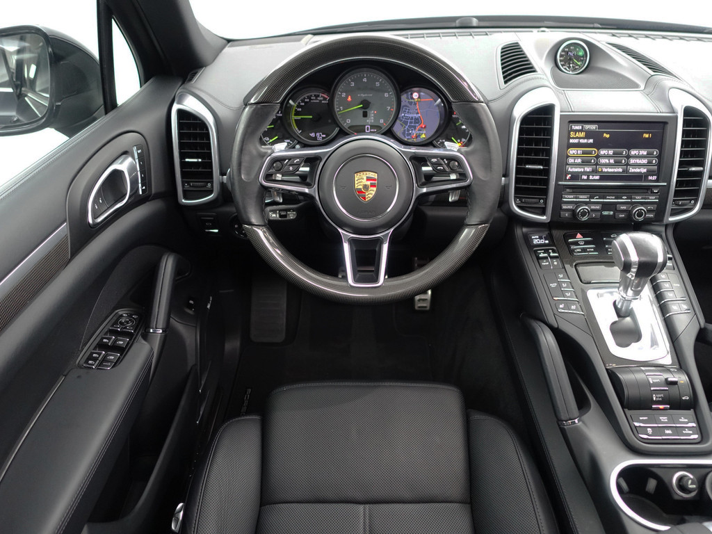 
Porsche Cayenne 3.0 S E-Hybrid NAP 49dkm, Sport Chrono, Burmester, Memory, Carbon, Keramisch, Keyless, Stoelventilatie vol									