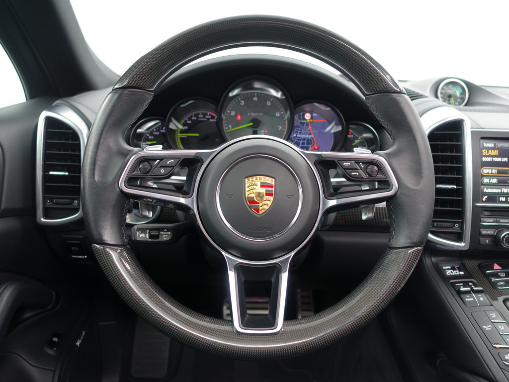
Porsche Cayenne 3.0 S E-Hybrid NAP 49dkm, Sport Chrono, Burmester, Memory, Carbon, Keramisch, Keyless, Stoelventilatie vol									